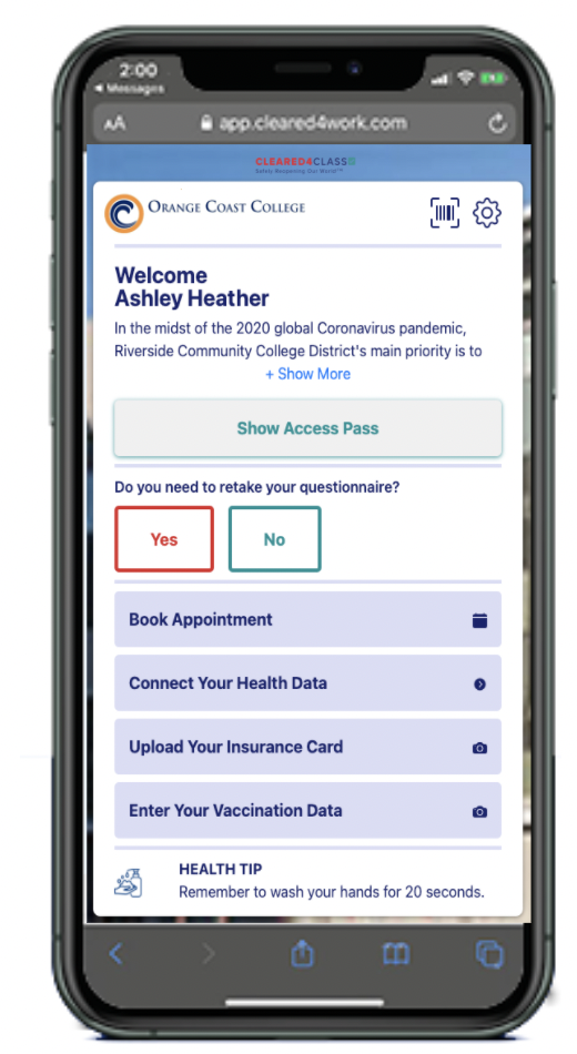 Occ Student Id Card
